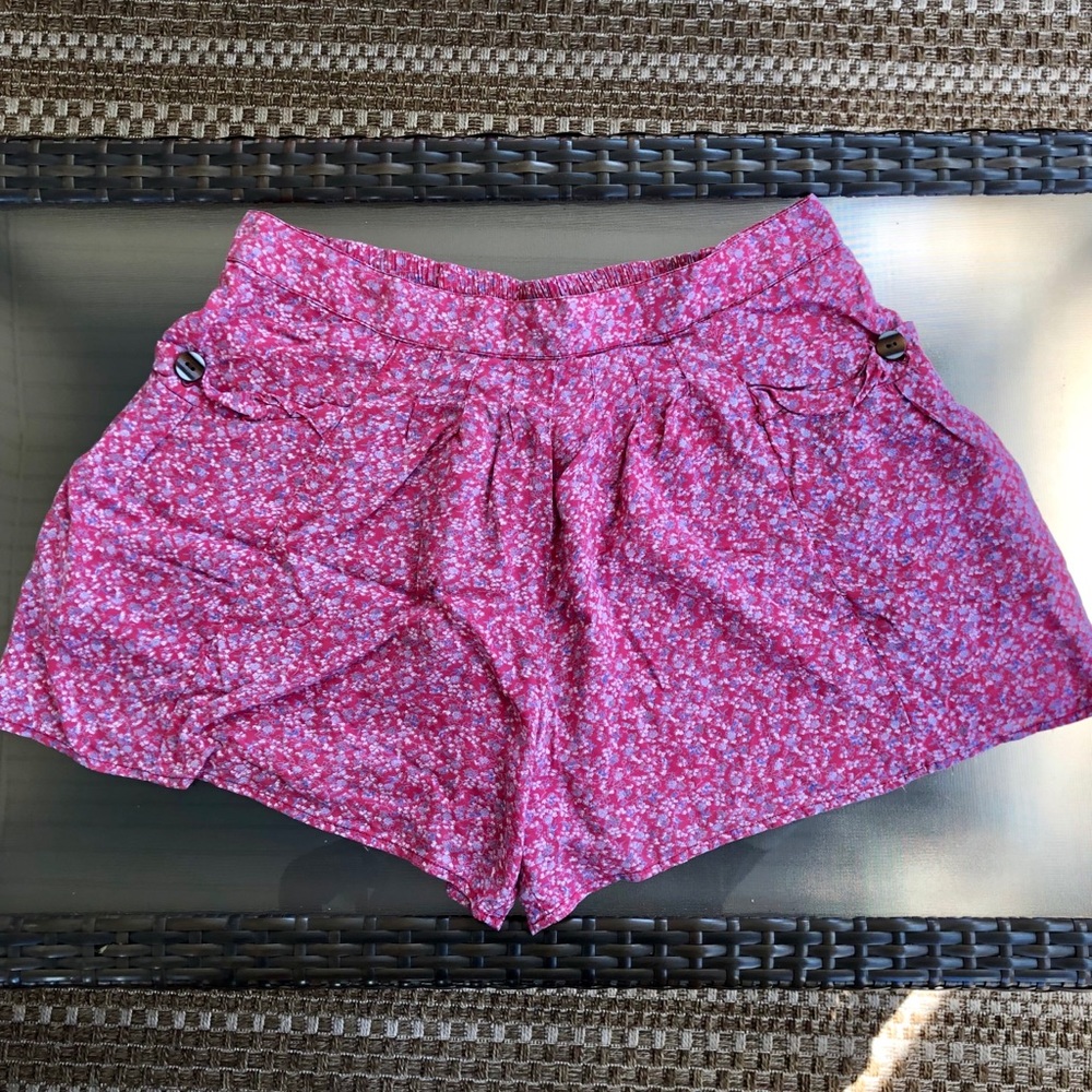Free People Floral Flowy Shorts